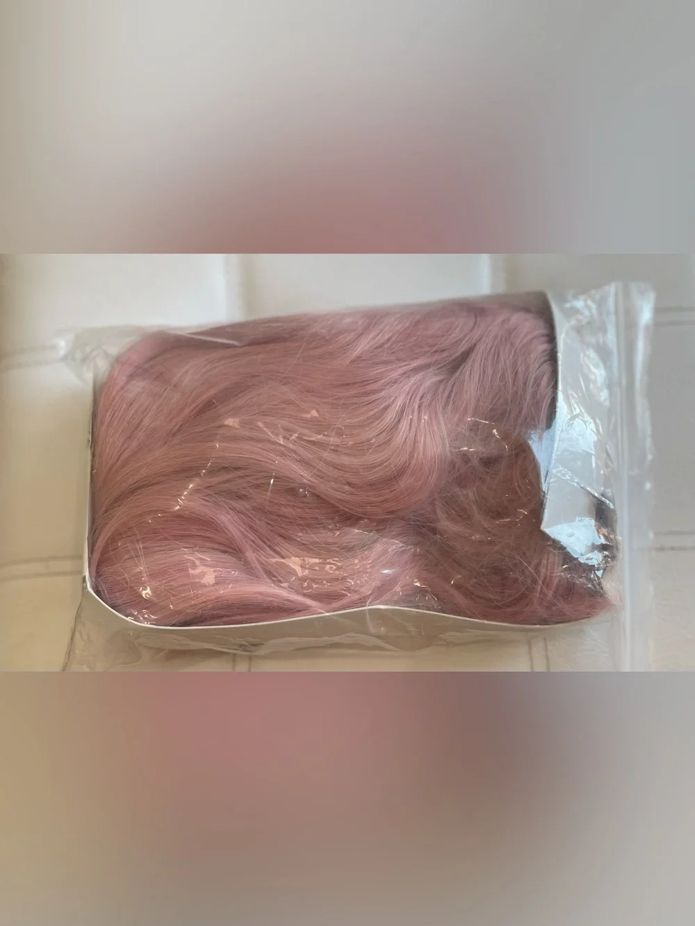 Women’s Pink Wavy Wig A 14 Inches Synthetic NEW!